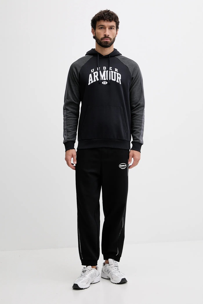 Mikina Under Armour Rival 6003958 čierna AW25