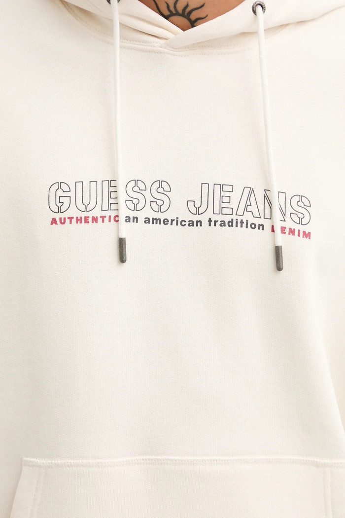 Bavlnená mikina Guess Jeans M5BQ30.KCPR1 béžová