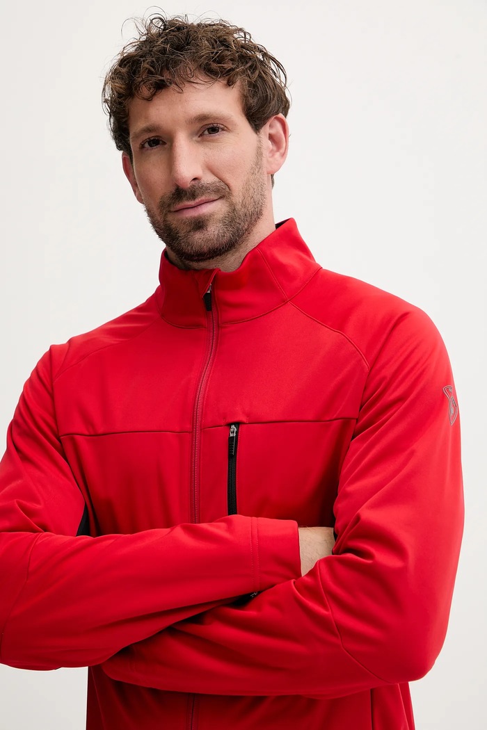 Спортен суичър Rossignol GENETYS червен RLNMJ21