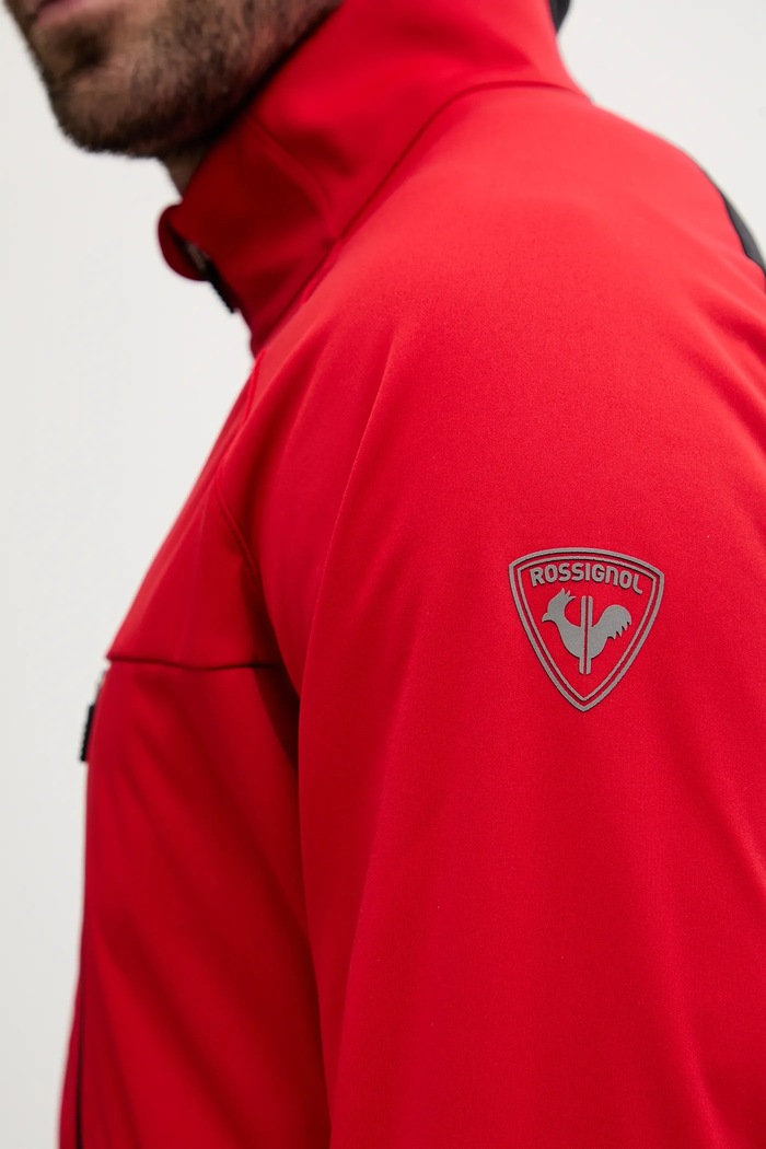 Спортен суичър Rossignol GENETYS RLNMJ21 червен