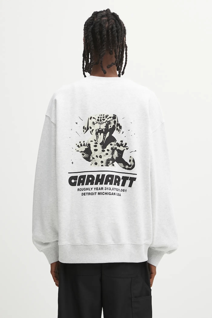 Mikina Carhartt WIP Wiptopia Sweat potisk šedá I035644.482XX