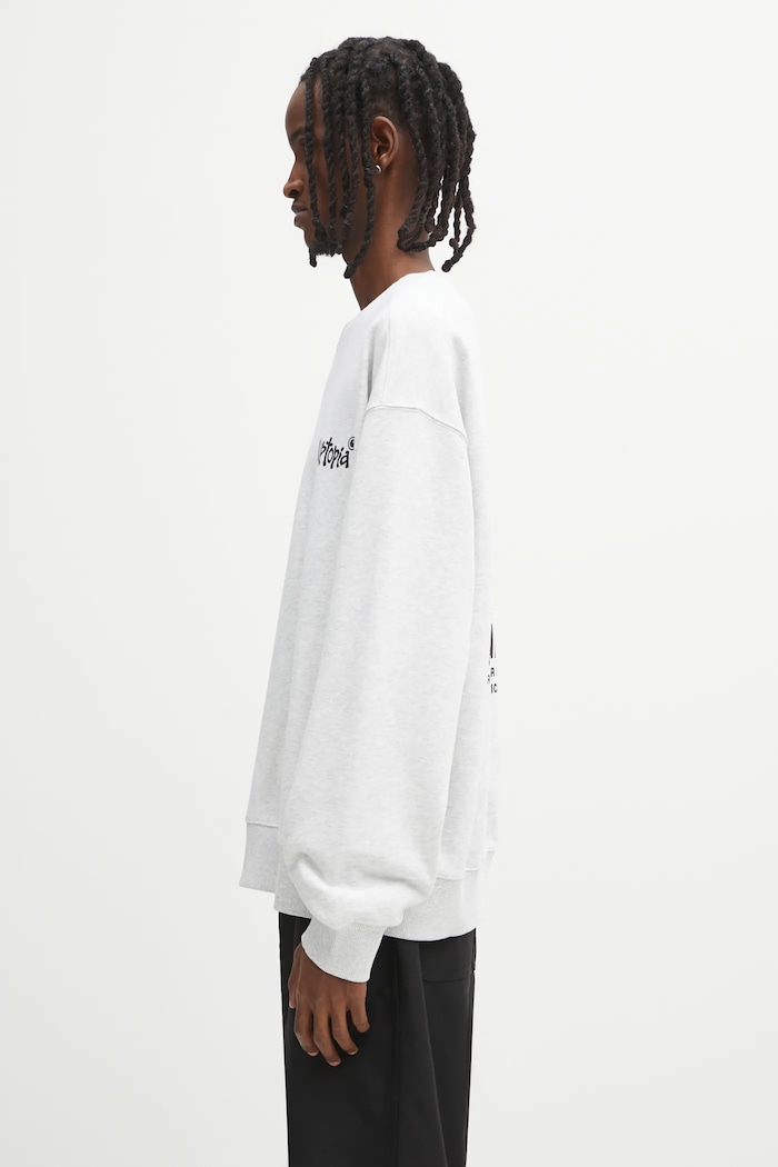 Mikina Carhartt WIP Wiptopia Sweat I035644.482XX šedá AW25