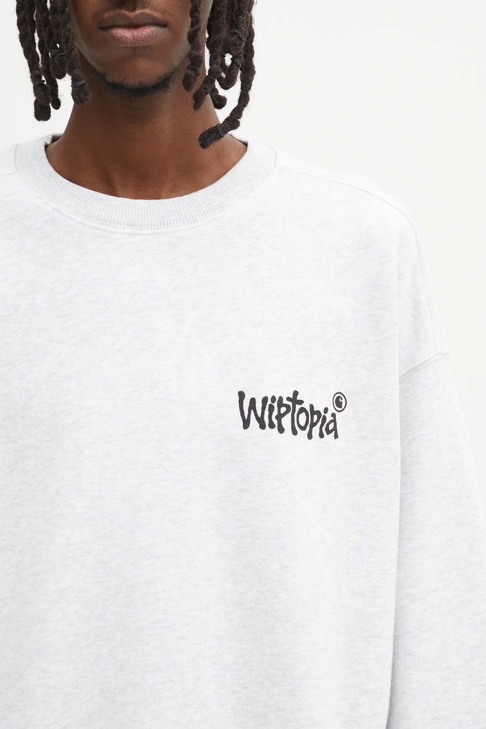 Mikina Carhartt WIP Wiptopia Sweat šedá I035644.482XX