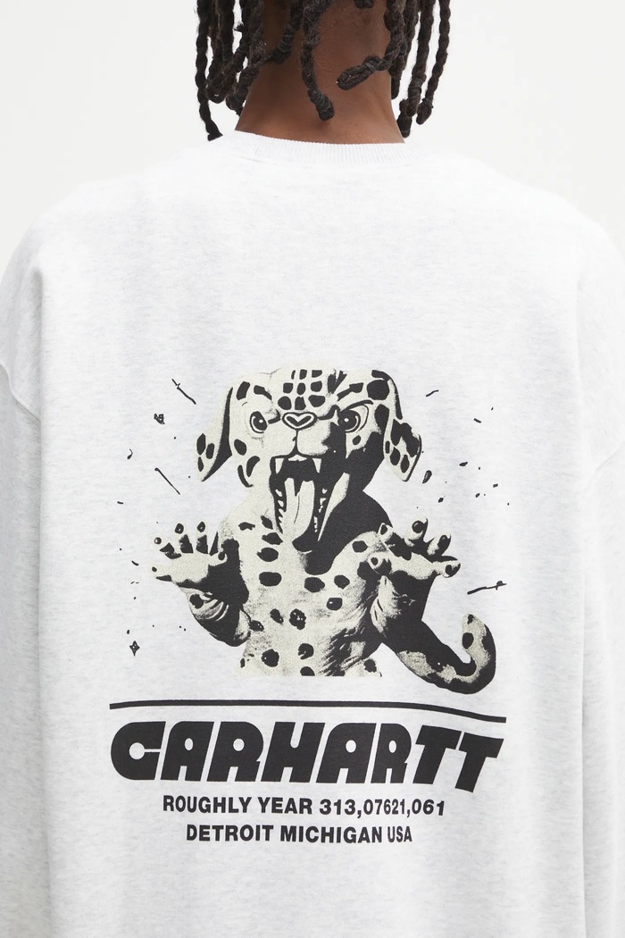 Mikina Carhartt WIP Wiptopia Sweat I035644.482XX šedá