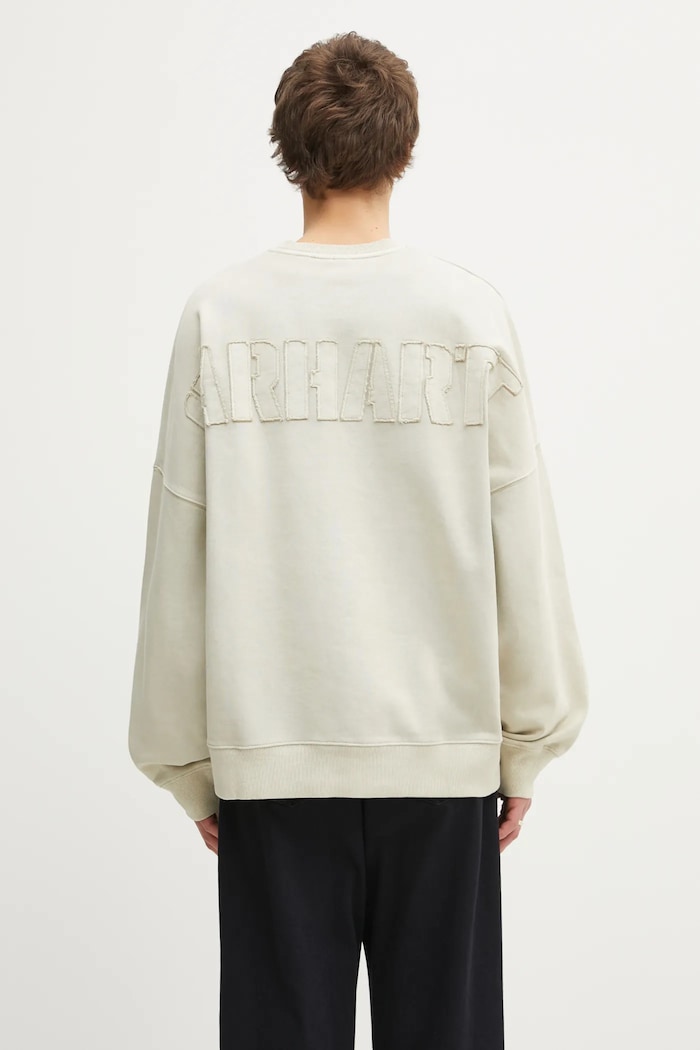 Carhartt WIP bluza bawełniana RGGD Sweat bawełna beżowy I035636.2LPGD