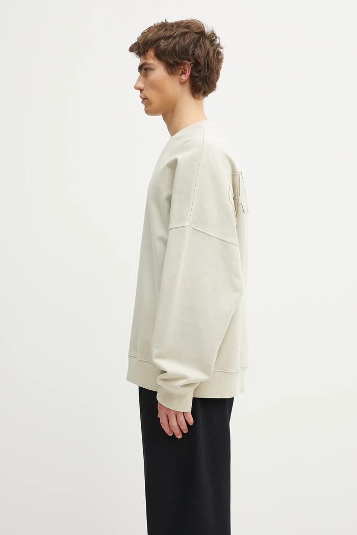 Carhartt WIP bluza bawełniana RGGD Sweat I035636.2LPGD beżowy AW25