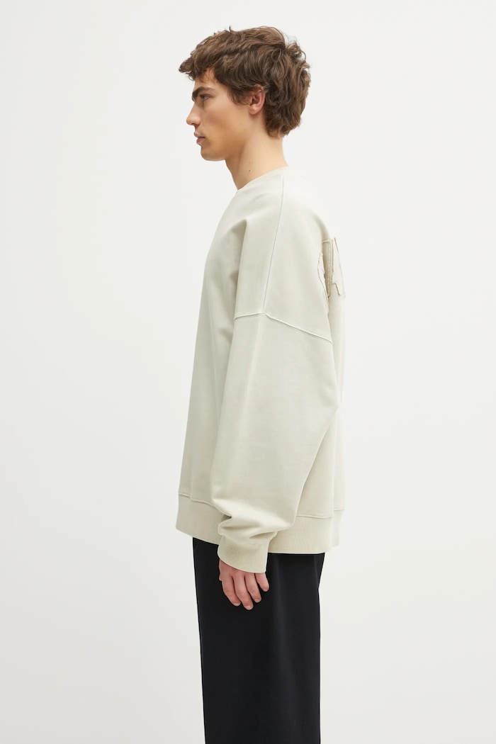 Carhartt WIP bluza bawełniana RGGD Sweat I035636.2LPGD beżowy AW25