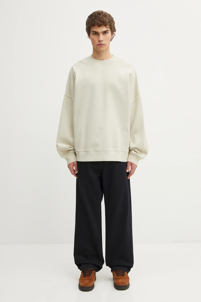 Carhartt WIP bluza bawełniana RGGD Sweat I035636.2LPGD beżowy