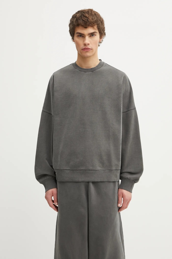 Odjeća Pamučna dukserica Carhartt WIP RGGD Sweat I035636.89GD siva