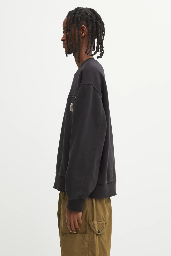 Mikina Carhartt WIP Detroit Sweat I035547.8906 černá AW25