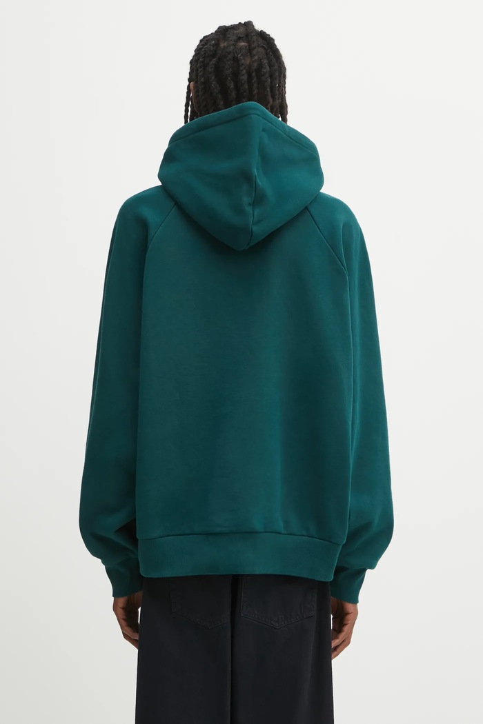 Oblečení Bavlněná mikina Carhartt WIP Hooded Ray Sweat I035640.05AXX zelená