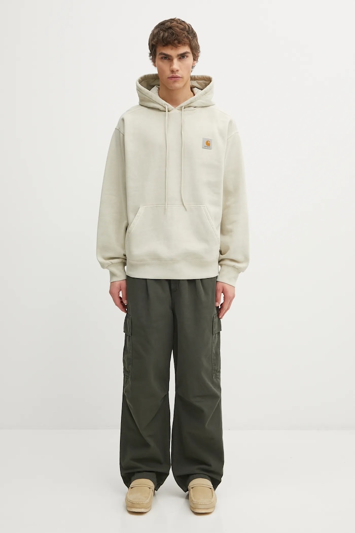 Carhartt WIP bluza bawełniana Hooded Vista Sweat I029523.2LPGD beżowy