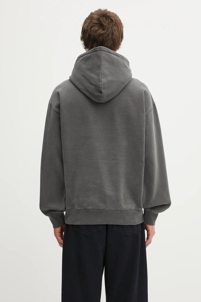 Clothing Carhartt WIP Cotton sweatshirt Hooded Vista Sweat I029523.89GD gray