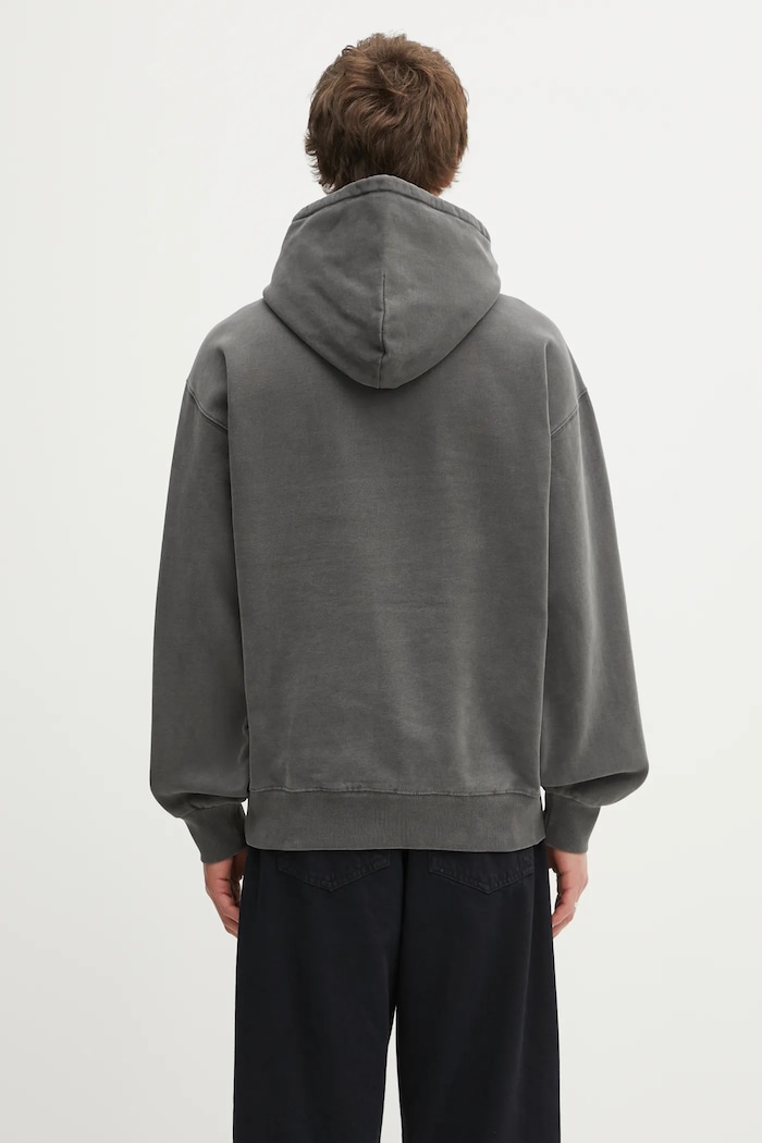 Clothing Carhartt WIP Cotton sweatshirt Hooded Vista Sweat I029523.89GD gray