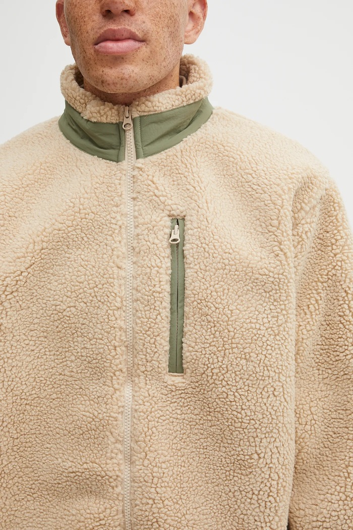 Флісова кофта No Problemo Zip Through Fleece бежевий NP7000504