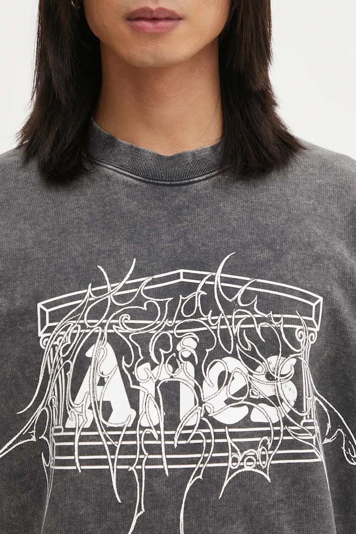 Aries cotton sweatshirt Overlord gray AR2003604