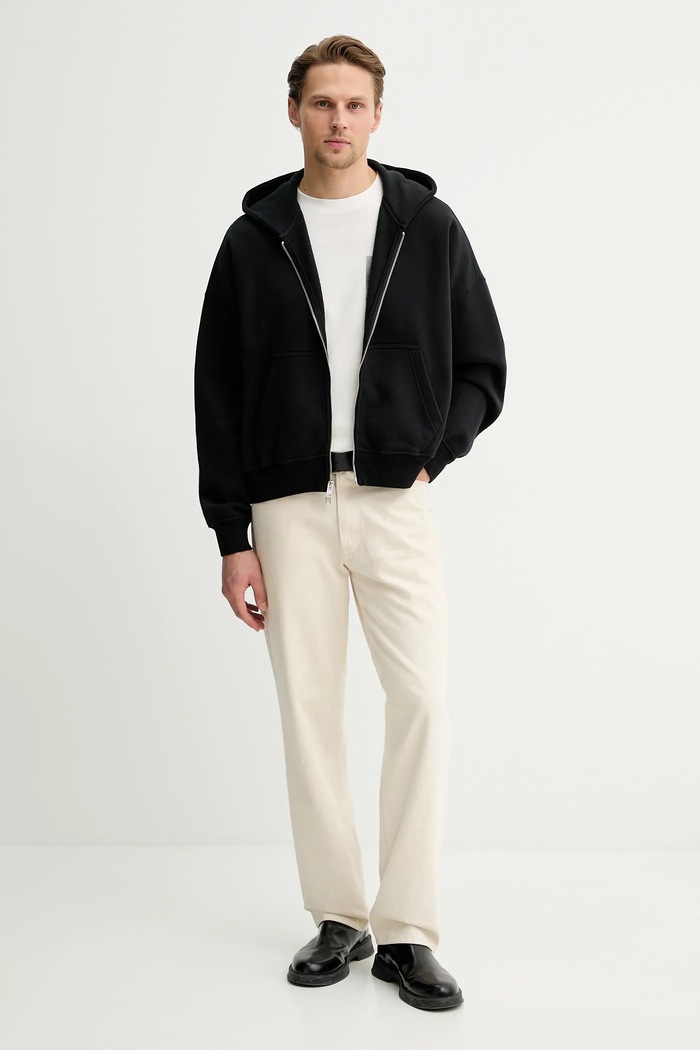 Μπλούζα Abercrombie & Fitch KI122.5687.900 μαύρο AW25