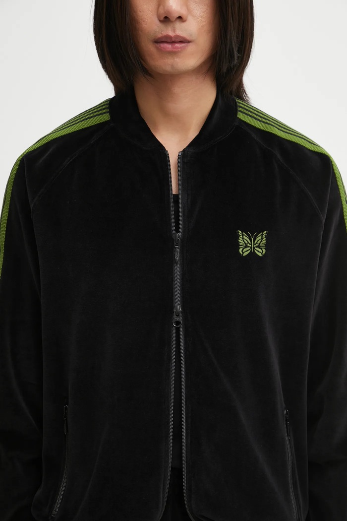 Μπλούζα Needles Rib Collar μαύρο RW323
