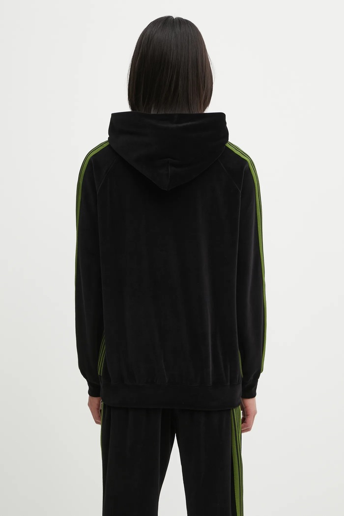 Ρούχα Μπλούζα Needles Track Hoody RW324 μαύρο