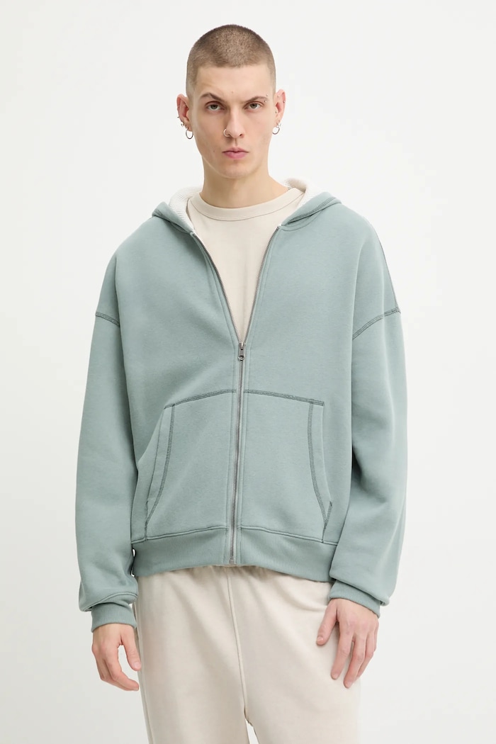 Hollister Co. felső sima zöld KI322.5279.300