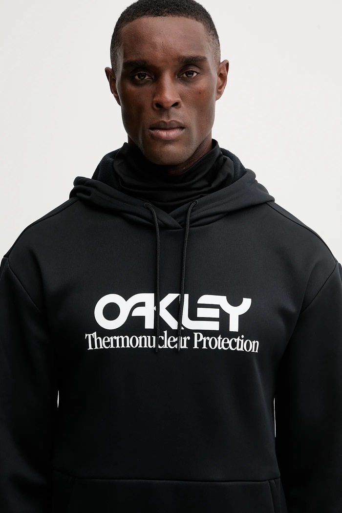 Športová mikina Oakley RIDER čierna FOA402381