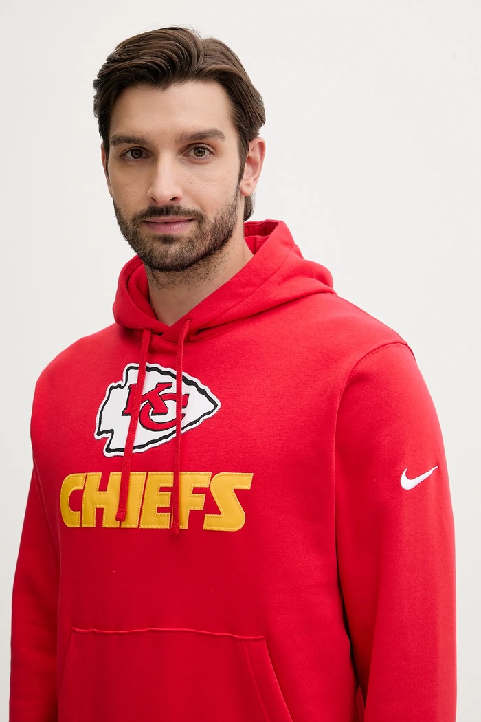 Nike bluza Rewind Club Hoodie czerwony NKDK.65N.7G.WUG