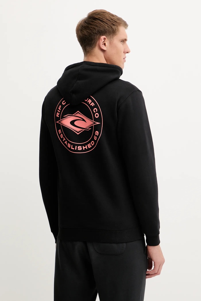 Ρούχα Μπλούζα Rip Curl STAPLE 095MFL μαύρο