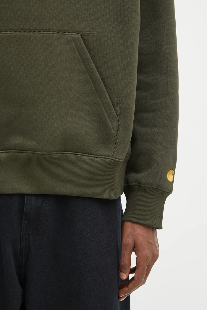 Dukserica Carhartt WIP Hooded Chase zelena I033661.3CBXX