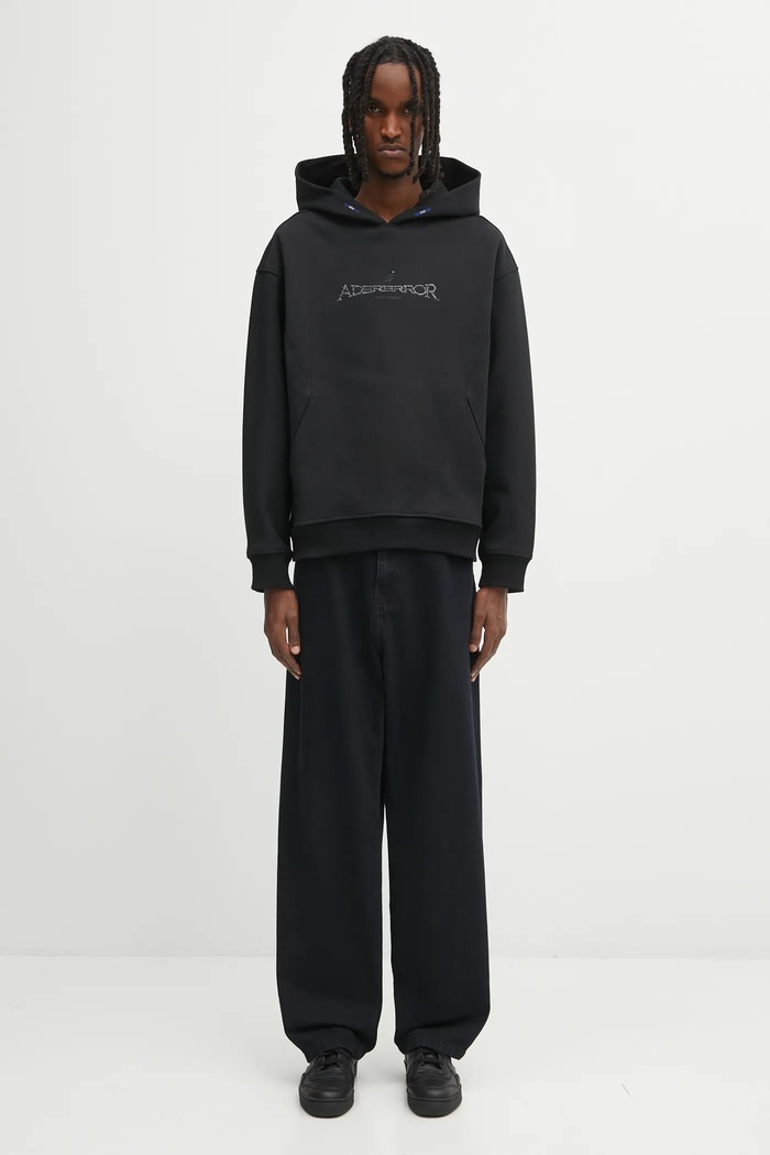 Μπλούζα Ader Error HOODIE BO01FWHD0101BK μαύρο