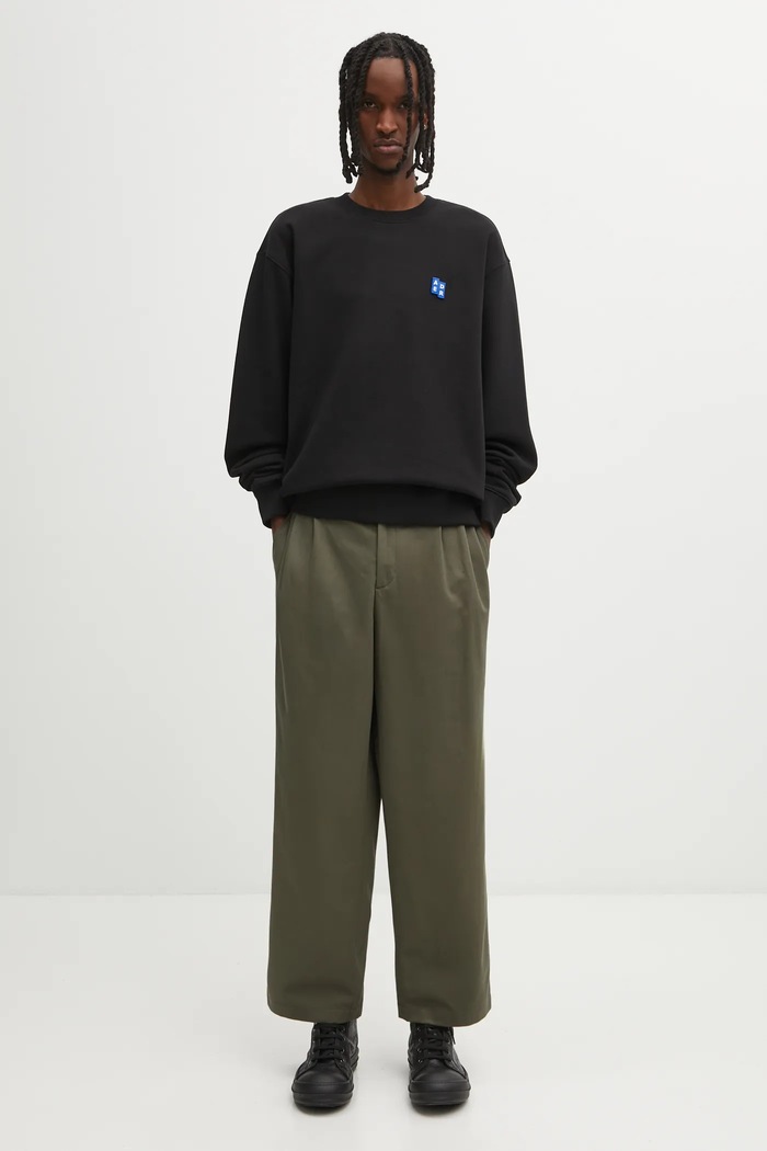 Ader Error cotton sweatshirt SWEAT SHIRT BO42FYSW0101BK black