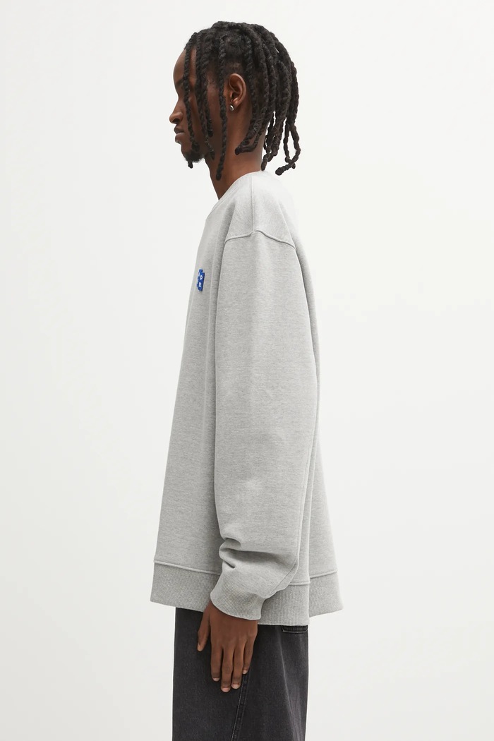 Памучен суичър Ader Error SWEAT SHIRT BO42FYSW0101GR сив AW25
