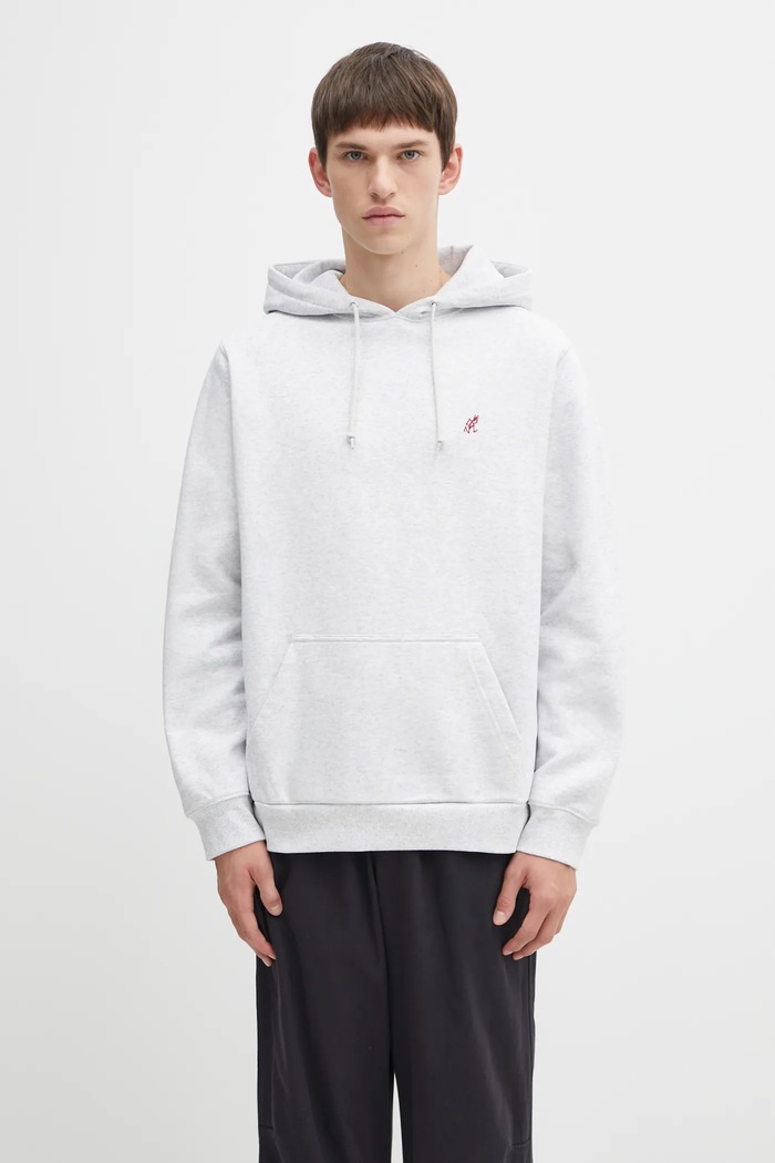 Mikina Gramicci One Point Hooded melanž sivá G309.FT