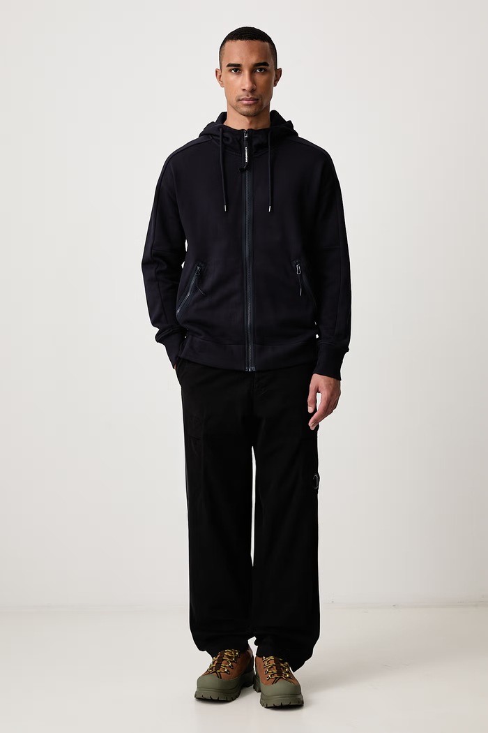 Bluza rozpinana męska bawełniana C.P. Company RCCMSS715A005086W granatowy