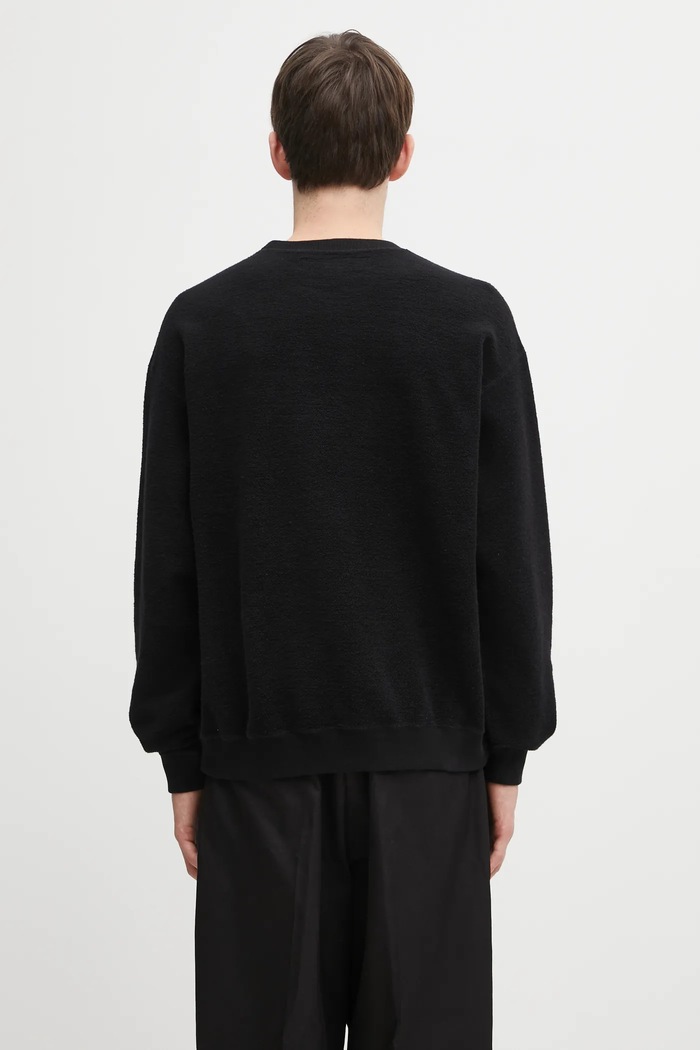 Ρούχα Βαμβακερή μπλούζα διπλής όψης NEIGHBORHOOD REVERSIBLE SWEAT 252UWNH.CSM07 μαύρο