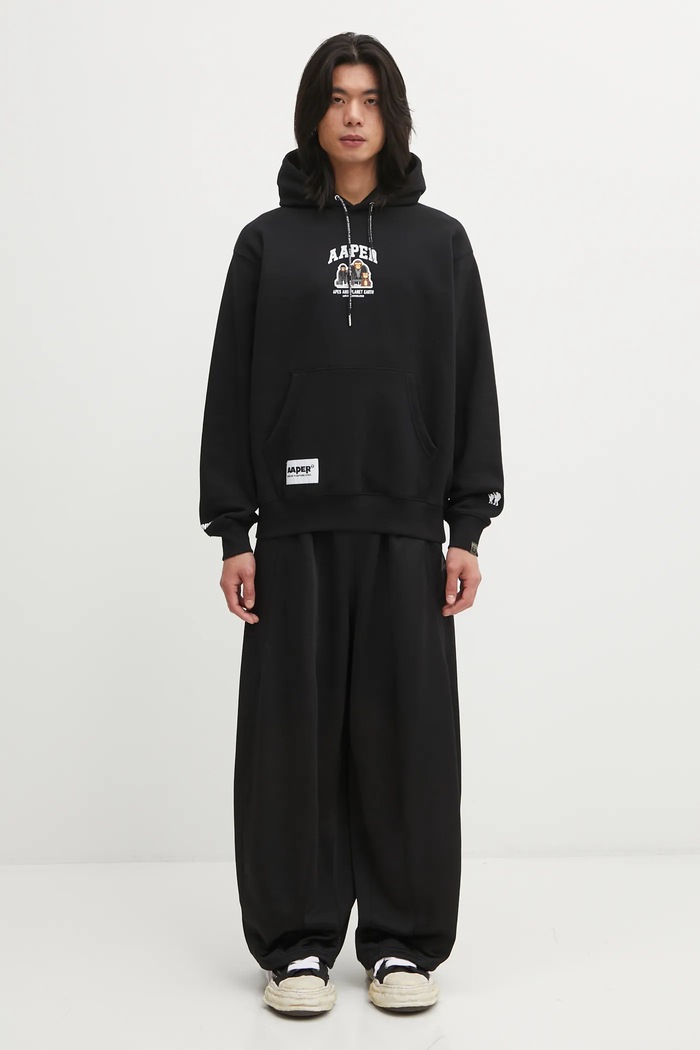 Кофта AAPE Aaper Hoodie AAPSWMC370XXP чорний