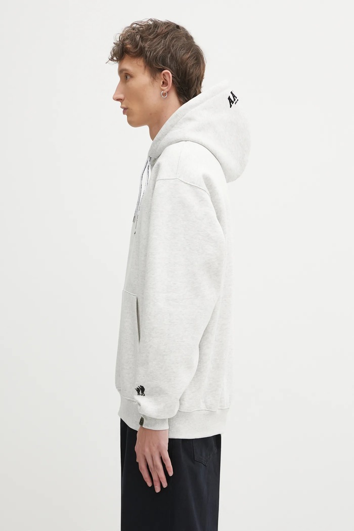 AAPE sweatshirt Aaper Hoodie AAPSWMC370XAP gray AW25