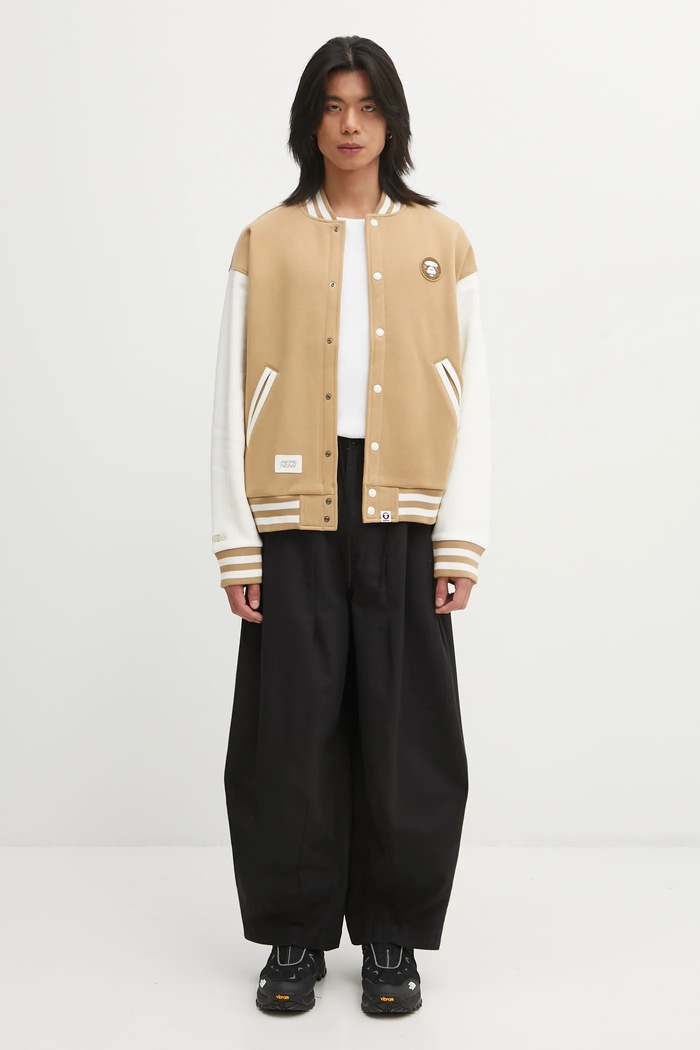 Кофта AAPE Now Zip Up AAPSWMC360XXP бежевий