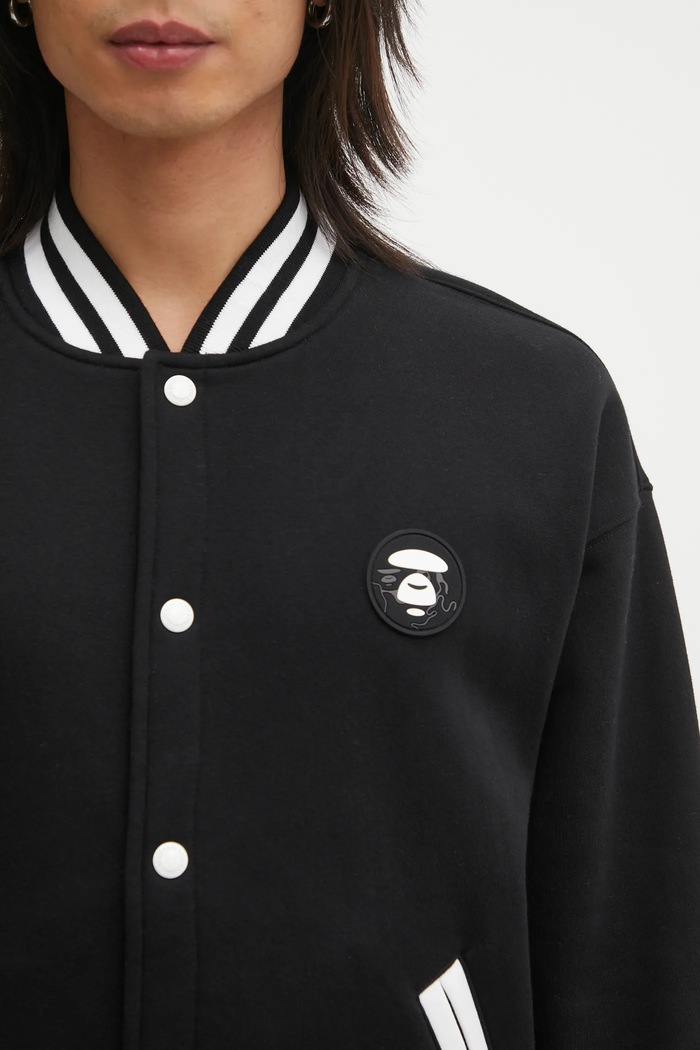 Кофта AAPE Now Zip Up чорний AAPSWMC360XXP