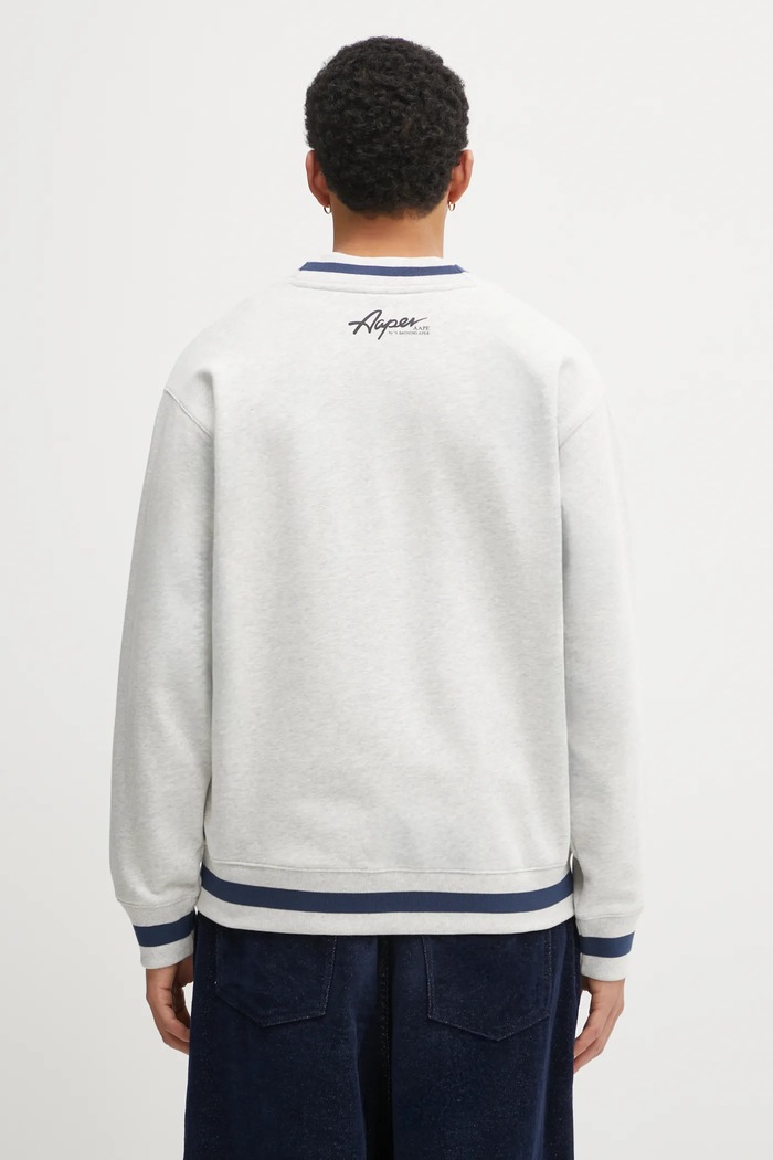 Clothing AAPE sweatshirt Aaper Zip Up AAPSWMC374XAP gray