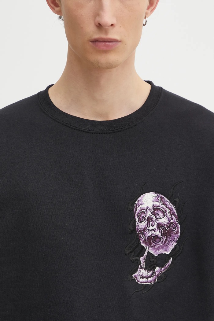 Μπλούζα Wacko Maria 56 Tattoo Studio μαύρο 56TS.WM.SS04