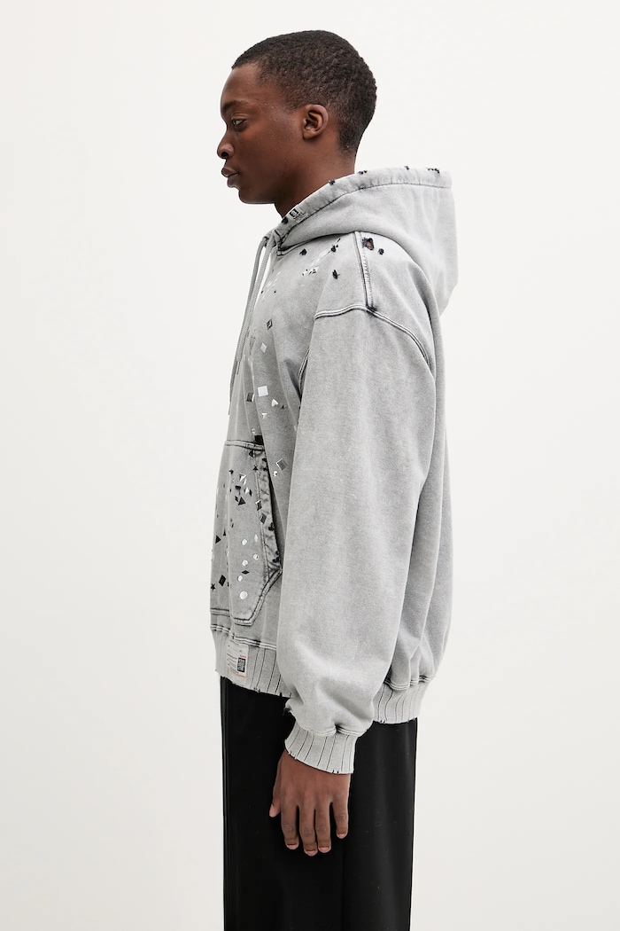 Хлопковая кофта Maison MIHARA YASUHIRO A15HD561 серый AW25