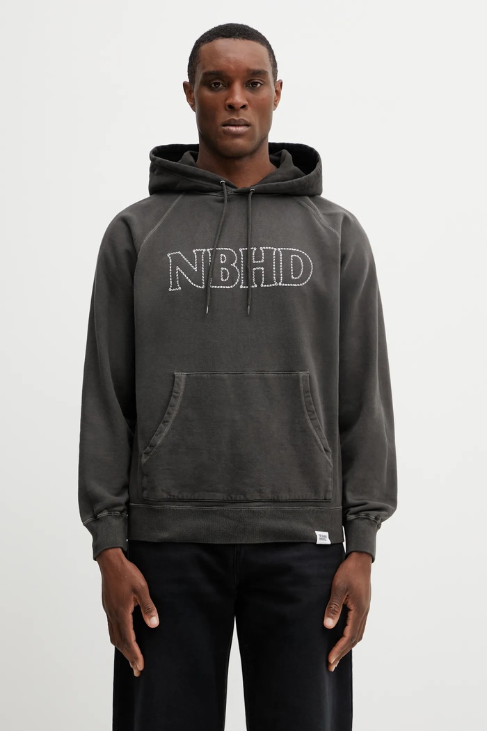 NEIGHBORHOOD cotton sweatshirt PIGMENT DYED SWEAT cotton gray 252FPNH.CSM05