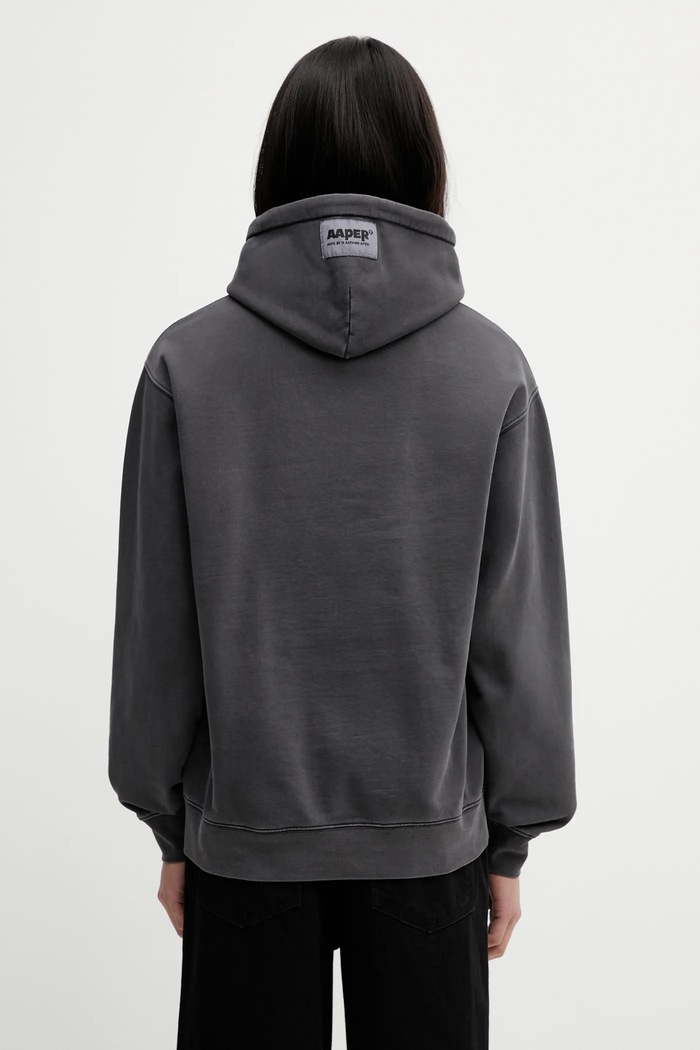 Одяг Бавовняна кофта AAPE AAPSWMC369XXP сірий