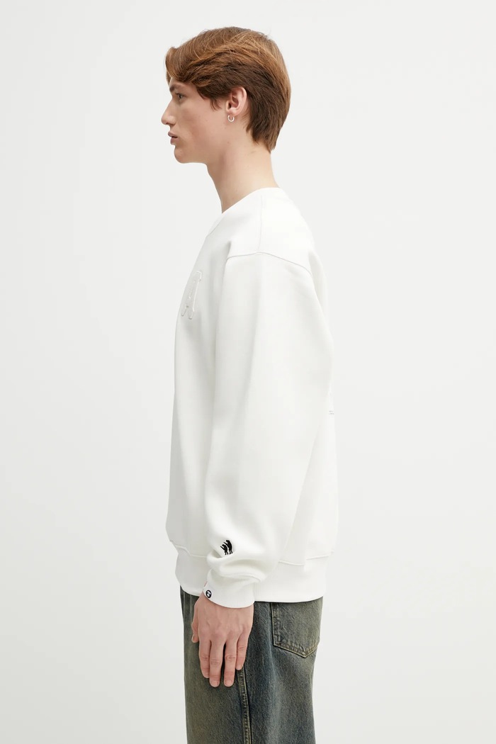 AAPE bluza AAPSWMC376XXP beżowy AW25