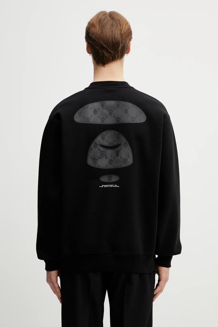 Odzież AAPE bluza AAPSWMC376XXP czarny