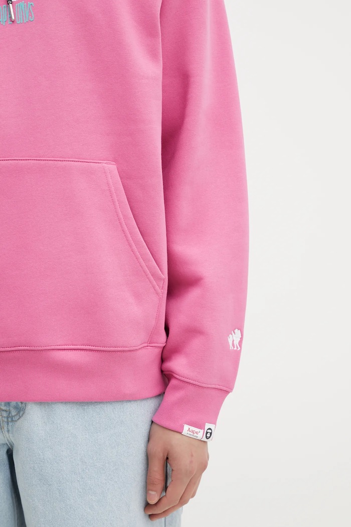 Dukserica AAPE roza AAPSWMD312XXP