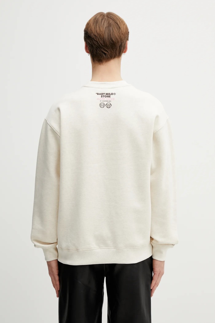 Odzież AAPE bluza AAPSWM9794XBP beżowy