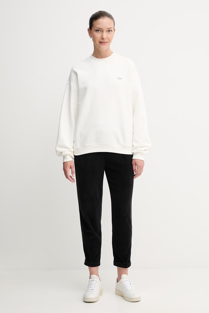 Îmbrăcăminte Lacoste hanorac de bumbac SH7745 bej