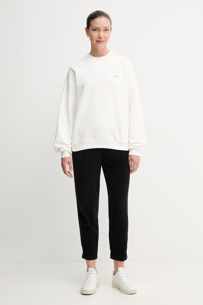 Îmbrăcăminte Lacoste hanorac de bumbac SH7745 bej