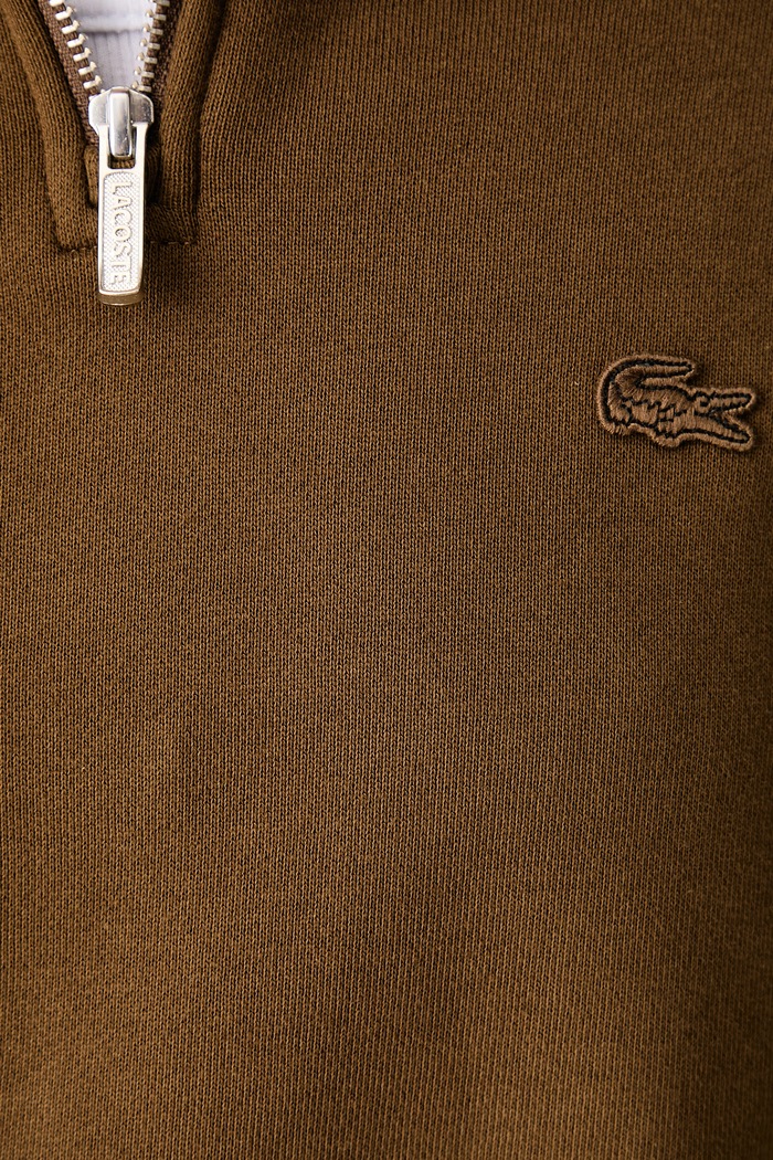 Bluza bawełniana Lacoste brązowy SH7759